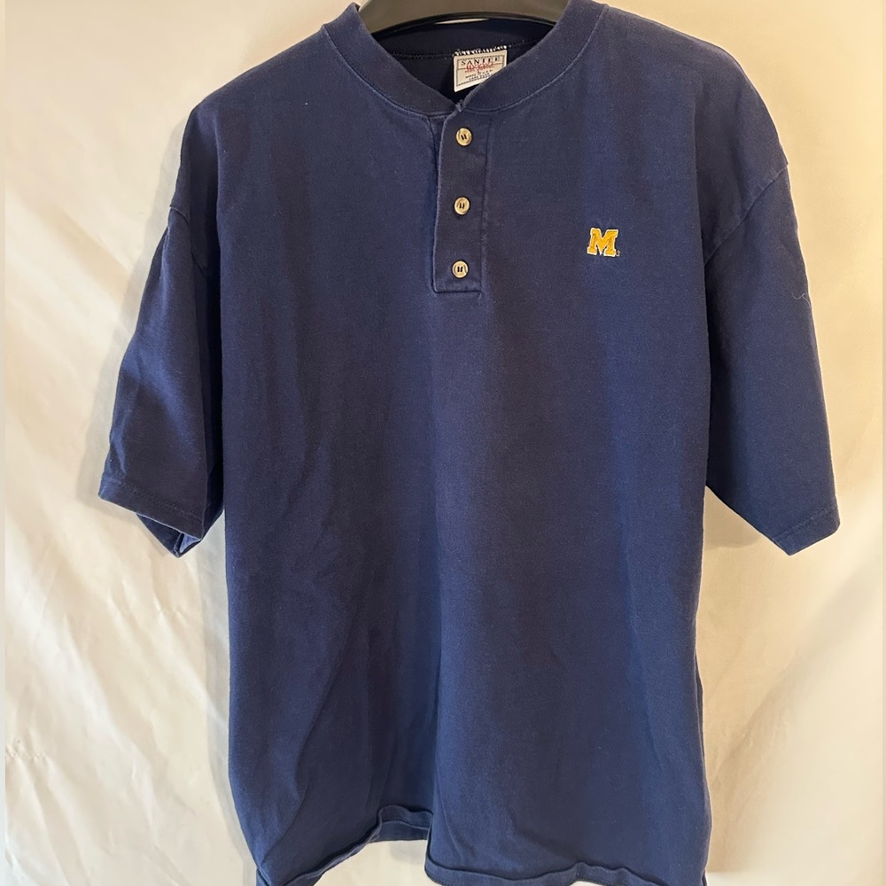 Vintage Santee Blue Michigan Wolverines T-Shirt